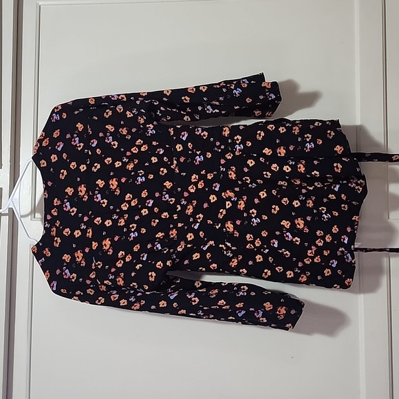 Free people black floral Romper - Picture 5 of 5